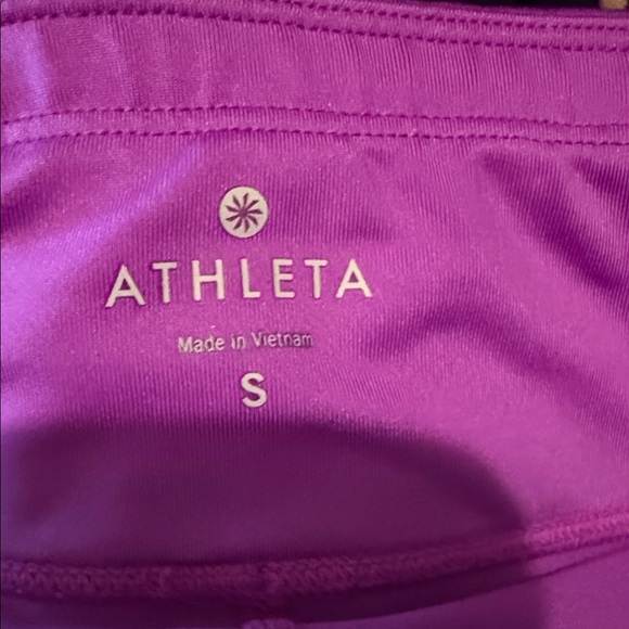 Athleta Vibrant Purple Cropped Leggings Small - Picture 8 of 9